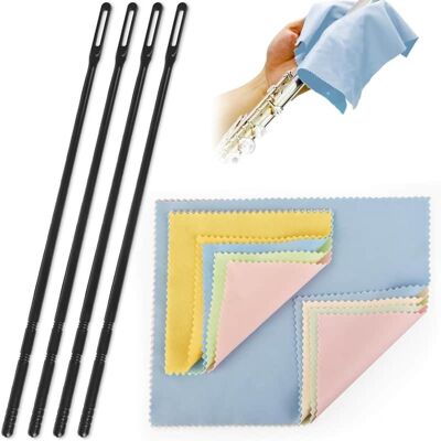 Unbranded Flute Cleaning Kit with 4 Flute Cleaning Rod and 8 F... Unbranded Flute Cleaning Kit with 4 Flute Cleaning Rod and 8 F...