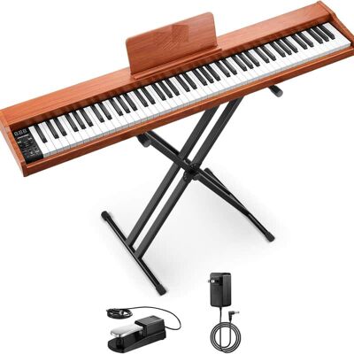 Unbranded Piano Keyboard 88 Keys, Beginner Digital Piano with ... Unbranded Piano Keyboard 88 Keys, Beginner Digital Piano with ...