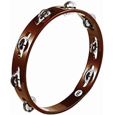 Meinl MEINL TAMBOURINE SINGLE ROW - BROWN TA1AB Meinl MEINL TAMBOURINE SINGLE ROW - BROWN TA1AB