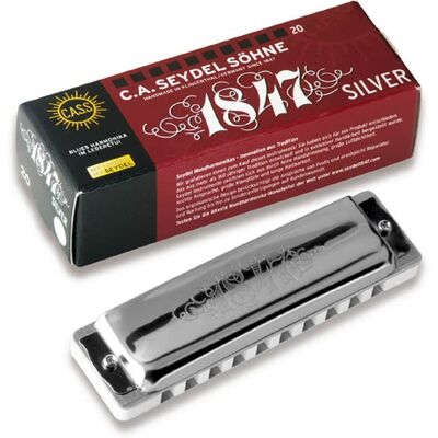 Seydel 16301-Ab Silver Harmonica - In The Key of Ab Seydel 16301-Ab Silver Harmonica - In The Key of Ab