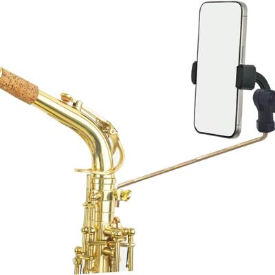 Unbranded Alto Saxophone/Tenor Saxophone Phone Holder Sax Lyre... Unbranded Alto Saxophone/Tenor Saxophone Phone Holder Sax Lyre...