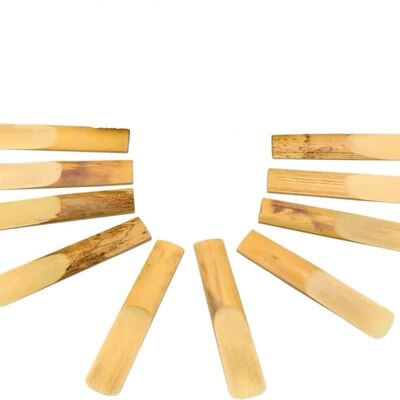 Unbranded 10PCS Tenor Saxophone Reeds for Tenor Sax 2.5 Strength Unbranded 10PCS Tenor Saxophone Reeds for Tenor Sax 2.5 Strength