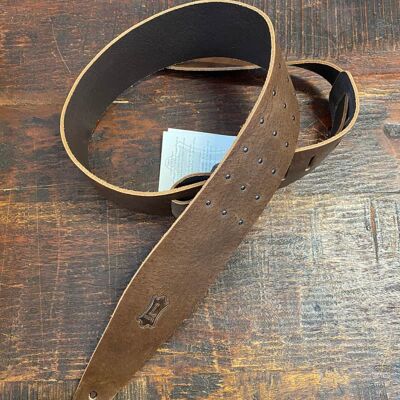 Levy's MV317ONX-BRN - 2.5" Veg Tan Leather Guitar Strap w/Meta... Levy's MV317ONX-BRN - 2.5" Veg Tan Leather Guitar Strap w/Meta...