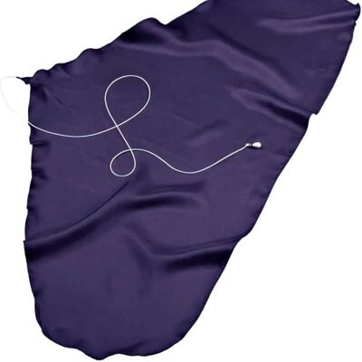 Unbranded Silk Bass Clarinet Swab, Purple Unbranded Silk Bass Clarinet Swab, Purple