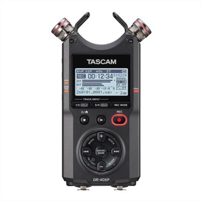 TASCAM DR-40XP 4-Channel 32-Bit Portable Field Recorder TASCAM DR-40XP 4-Channel 32-Bit Portable Field Recorder