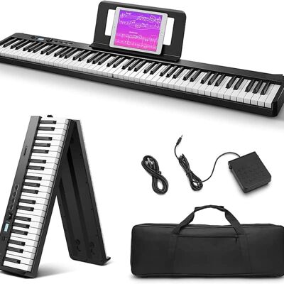 Unbranded Beginner Foldable Digital Piano 88 Key Full Size Sem... Unbranded Beginner Foldable Digital Piano 88 Key Full Size Sem...