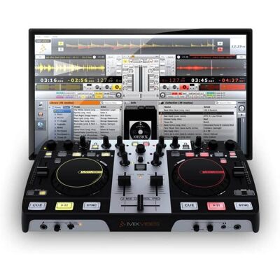 Vibes MixVibes All in one DJ Controller w/Built-In Audio Inter... Vibes MixVibes All in one DJ Controller w/Built-In Audio Inter...