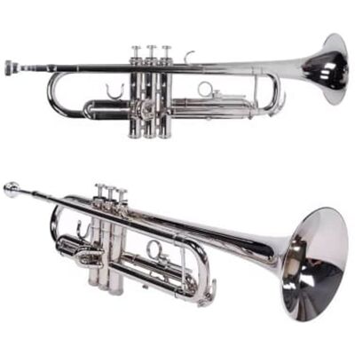 Unbranded Hot Sale B Flat Silver Bb Trumpet For Concert Band W... Unbranded Hot Sale B Flat Silver Bb Trumpet For Concert Band W...