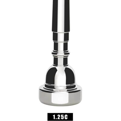 Unbranded 1.25C Trumpet Mouthpiece Silver Plated Bb Trompeta M... Unbranded 1.25C Trumpet Mouthpiece Silver Plated Bb Trompeta M...