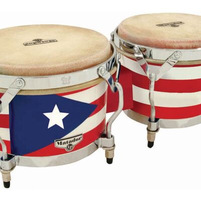 Latin Percussion LP M201-PR Matador Puerto Rican Heritage Bon... Latin Percussion LP M201-PR Matador Puerto Rican Heritage Bon...