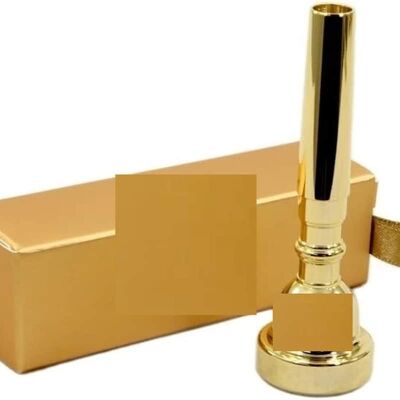 Unbranded Trumpet Mouthpiece Standard 7C Size Gold Plated Unbranded Trumpet Mouthpiece Standard 7C Size Gold Plated