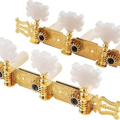 Unbranded 3+3 Lyra Classical Guitar String Tuning Pegs Keys Gu... Unbranded 3+3 Lyra Classical Guitar String Tuning Pegs Keys Gu...