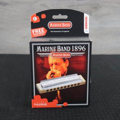 Hohner Marine Band 1896 Series Harmonica Key of C Hohner Marine Band 1896 Series Harmonica Key of C