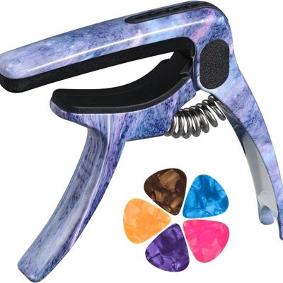 Unbranded Capo For Acoustic Electric Guitar 6 String - One Han... Unbranded Capo For Acoustic Electric Guitar 6 String - One Han...
