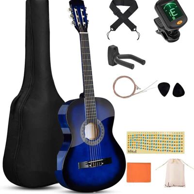Unbranded Beginner Acoustic Classical Guitar 38 Inch Nylon Str... Unbranded Beginner Acoustic Classical Guitar 38 Inch Nylon Str...