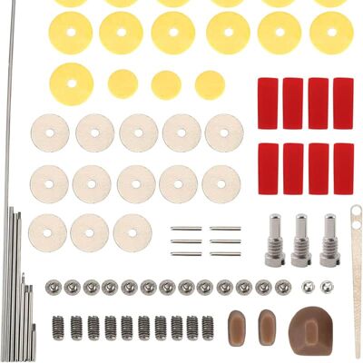 Unbranded Flute Repair Tools Kit, 16pcs Open Hole Sound Pads f... Unbranded Flute Repair Tools Kit, 16pcs Open Hole Sound Pads f...