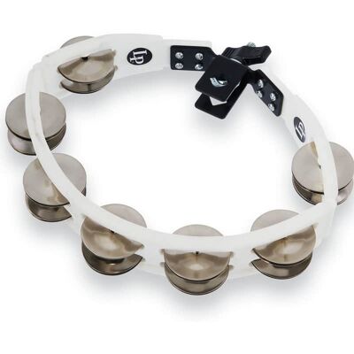 Latin Percussion L.P. CYCLOPS MOUNTED TAMBOURINE WHITE STEEL Latin Percussion L.P. CYCLOPS MOUNTED TAMBOURINE WHITE STEEL