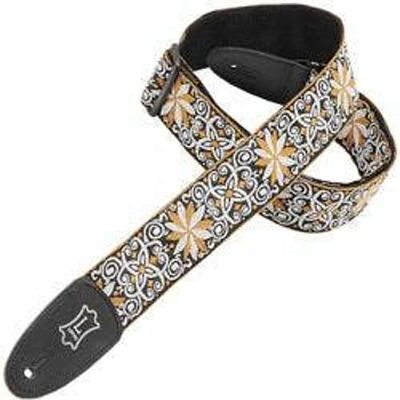 Levy's Levy's M8HT 2" 60 s Hootenanny Guitar Strap (Yellow) Levy's Levy's M8HT 2" 60 s Hootenanny Guitar Strap (Yellow)