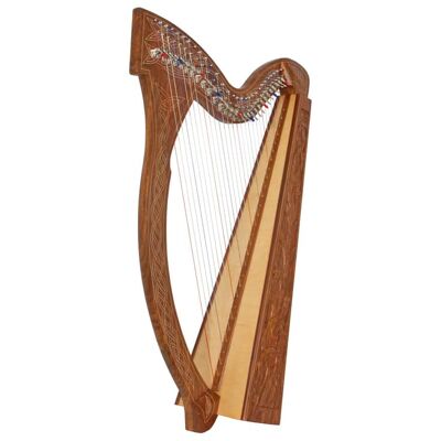 Roosebeck HMNAC MINSTREL HARP 29-STRING CHELBY LEVERS SHEESHAM... Roosebeck HMNAC MINSTREL HARP 29-STRING CHELBY LEVERS SHEESHAM...