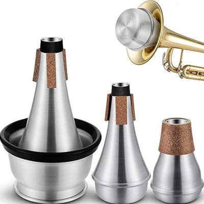 Unbranded 3 Pcs Trumpet Mute Set, Small Practice Mute Trumpet,... Unbranded 3 Pcs Trumpet Mute Set, Small Practice Mute Trumpet,...