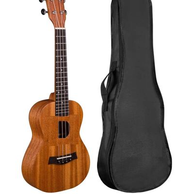Unbranded 23" Concert Mahogany Ukulele Kit,Natural,Matt Unbranded 23" Concert Mahogany Ukulele Kit,Natural,Matt
