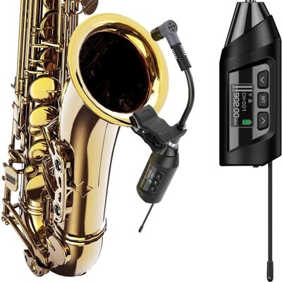 Unbranded Wireless Saxophone Microphone System, Clip-On Instru... Unbranded Wireless Saxophone Microphone System, Clip-On Instru...