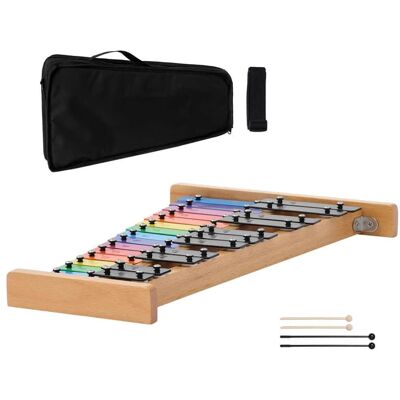 Unbranded 27-Note Glockenspiel Xylophone with Vibrant Keys for... Unbranded 27-Note Glockenspiel Xylophone with Vibrant Keys for...