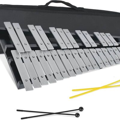 Unbranded 30 Notes Collapsible Glockenspiel Xylophone, Percuss... Unbranded 30 Notes Collapsible Glockenspiel Xylophone, Percuss...