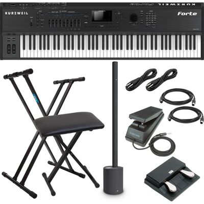 Unknown Kurzweil Forte 88-key Stage Piano (Foot Pedal Included... Unknown Kurzweil Forte 88-key Stage Piano (Foot Pedal Included...