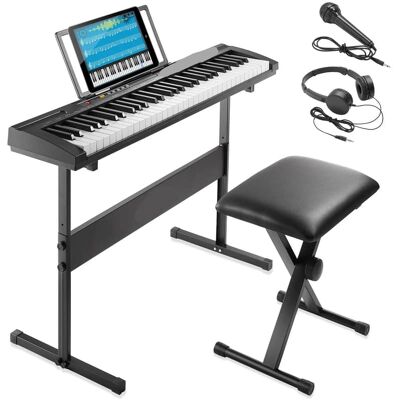 Unbranded 61-Key Keyboard Piano, Beginner Kit w/ Stand, Stool,... Unbranded 61-Key Keyboard Piano, Beginner Kit w/ Stand, Stool,...