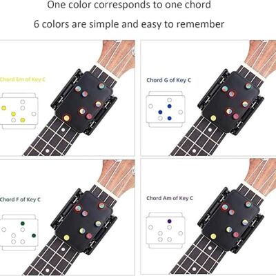 Unbranded Ukulele Aid Easy Press Kit Chord Assisted Learning T... Unbranded Ukulele Aid Easy Press Kit Chord Assisted Learning T...