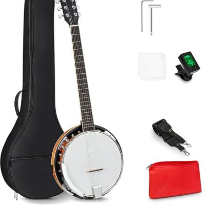 Unbranded 6 String Banjo Guitar Full Size, 38 Inch Banjo Guita... Unbranded 6 String Banjo Guitar Full Size, 38 Inch Banjo Guita...