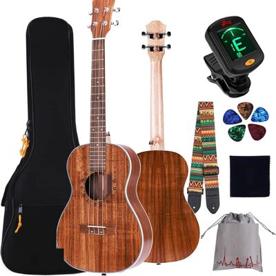 Unbranded Baritone Ukulele 30 Inch for Beginners, Ukelele Kit ... Unbranded Baritone Ukulele 30 Inch for Beginners, Ukelele Kit ...