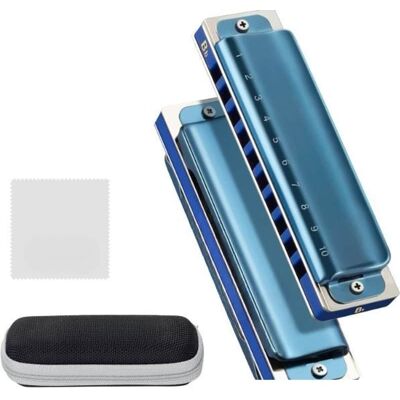 Unbranded Harmonica for Beginners Adult 10 Hole Diatonic Harmo... Unbranded Harmonica for Beginners Adult 10 Hole Diatonic Harmo...
