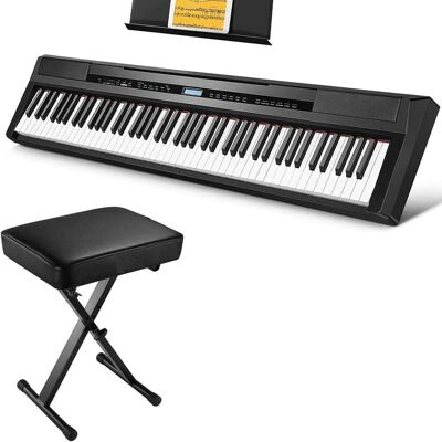 Unbranded Beginner Piano + Adjustable Keyboard Bench 2.4 Inch ... Unbranded Beginner Piano + Adjustable Keyboard Bench 2.4 Inch ...