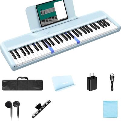 Unbranded 61 Keys Smart Keyboard, Lighted Up Keys Electric Pia... Unbranded 61 Keys Smart Keyboard, Lighted Up Keys Electric Pia...