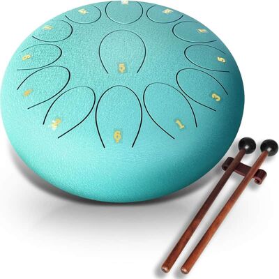 Unbranded Steel Tongue Drum 12 Inch 13 Notes C Major Handpan... Unbranded Steel Tongue Drum 12 Inch 13 Notes C Major Handpan...