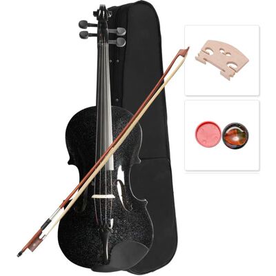 Unbranded New Stundent 4/4 Size Acoustic Adult Violin Set Stri... Unbranded New Stundent 4/4 Size Acoustic Adult Violin Set Stri...