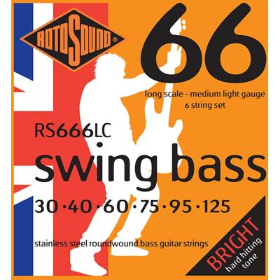 Rotosound Rotosound RS666LC Long-Scale 6-String Swing Bass Str... Rotosound Rotosound RS666LC Long-Scale 6-String Swing Bass Str...