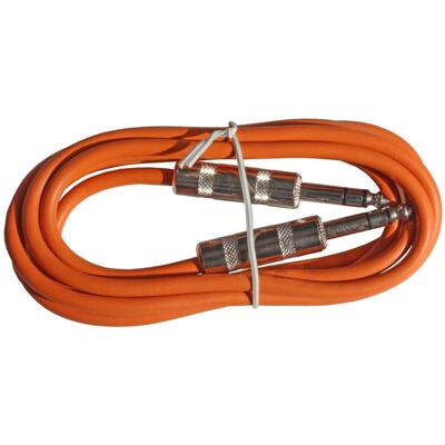 Unbranded Orange 6 ft foot 1/4 stereo TRS balanced shielded PA... Unbranded Orange 6 ft foot 1/4 stereo TRS balanced shielded PA...