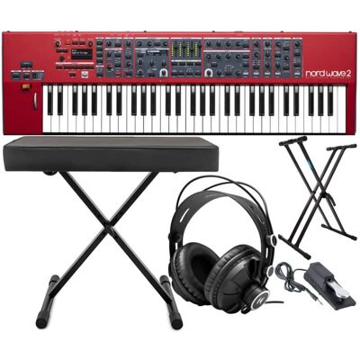 Nord Wave 2 61-Key 4-Part Performance Synthesizer with Accesso... Nord Wave 2 61-Key 4-Part Performance Synthesizer with Accesso...