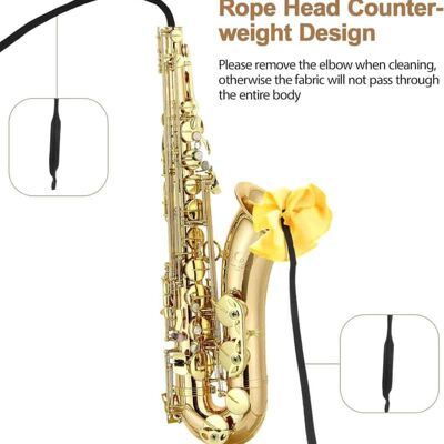 Unbranded Saxophone Cleaning Cloth Kit, for Alto Tenor Soprano... Unbranded Saxophone Cleaning Cloth Kit, for Alto Tenor Soprano...