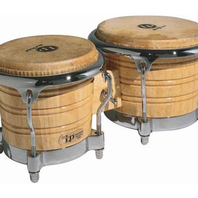 2024 Latin Percussion LP Generation II Bongos - Natural/Chrome 2024 Latin Percussion LP Generation II Bongos - Natural/Chrome