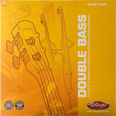 Stagg Stagg DB-55110-ST Electric Double Bass Electric and (3/4... Stagg Stagg DB-55110-ST Electric Double Bass Electric and (3/4...