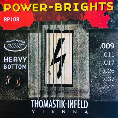 Thomastik-Infeld Power-Brights Electric Guitar Strings; 9-46 Thomastik-Infeld Power-Brights Electric Guitar Strings; 9-46