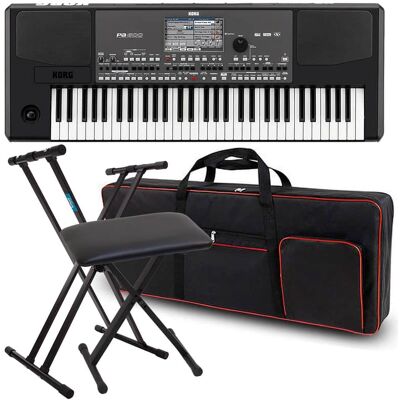 Unknown Korg Pa600 Professional 61-Key Keyboard with Speakers,... Unknown Korg Pa600 Professional 61-Key Keyboard with Speakers,...