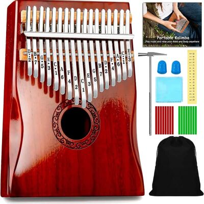 Unbranded Kalimba Thumb Piano,Portable 17 Keys Mbira Finger Pi... Unbranded Kalimba Thumb Piano,Portable 17 Keys Mbira Finger Pi...