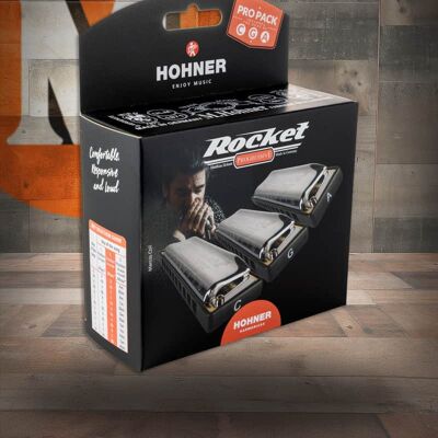 Hohner Rocket 3-Pack - Keys C,G,A-Major (ROCKT-3PK) Hohner Rocket 3-Pack - Keys C,G,A-Major (ROCKT-3PK)