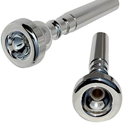 Unbranded 1 /2C, Trumpet Mouthpiece, Silver (1 Pack) Unbranded 1 /2C, Trumpet Mouthpiece, Silver (1 Pack)