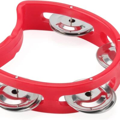 Unbranded 20 Pack Plastic Percussion Tambourine, 4 Inch Half M... Unbranded 20 Pack Plastic Percussion Tambourine, 4 Inch Half M...